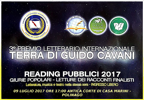 3° Premio Letterario Internazionale Terra Di Guido Cavani